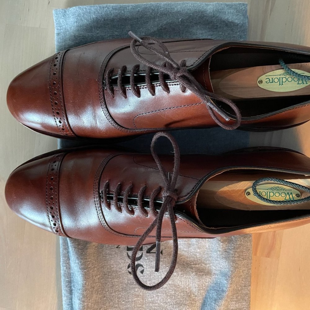 Fifth Avenue Cap-Toe Oxford Dress Shoe with Dainite Sole
